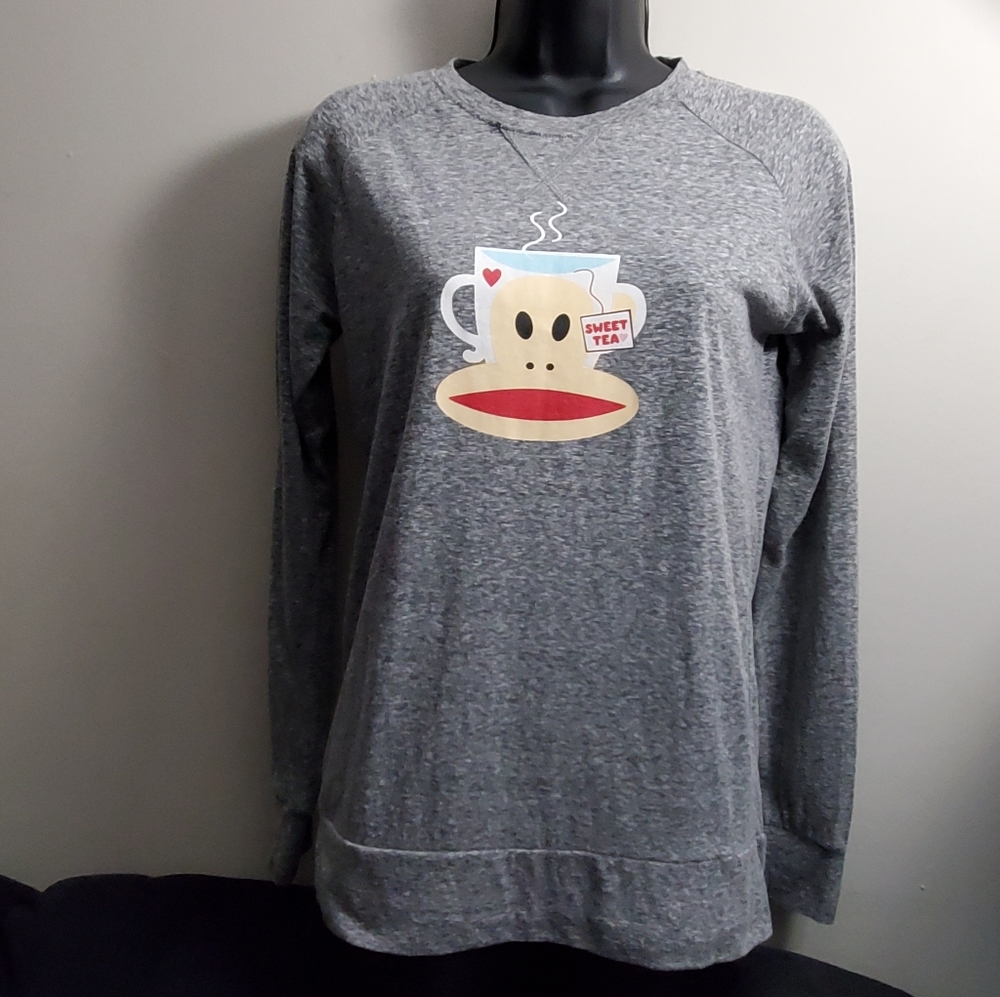 🌞 3/$30 Sweat Tea Paul Frank gray long sleeve. - Picture 1 of 6